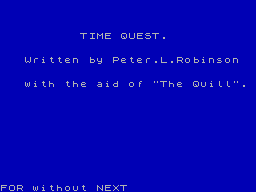 Time Quest (1985)(Double Play Adventures)